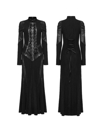 Long Black Gothic Dress