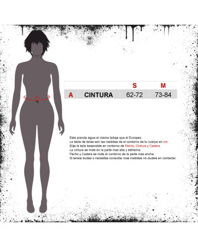 Cinturón corsé