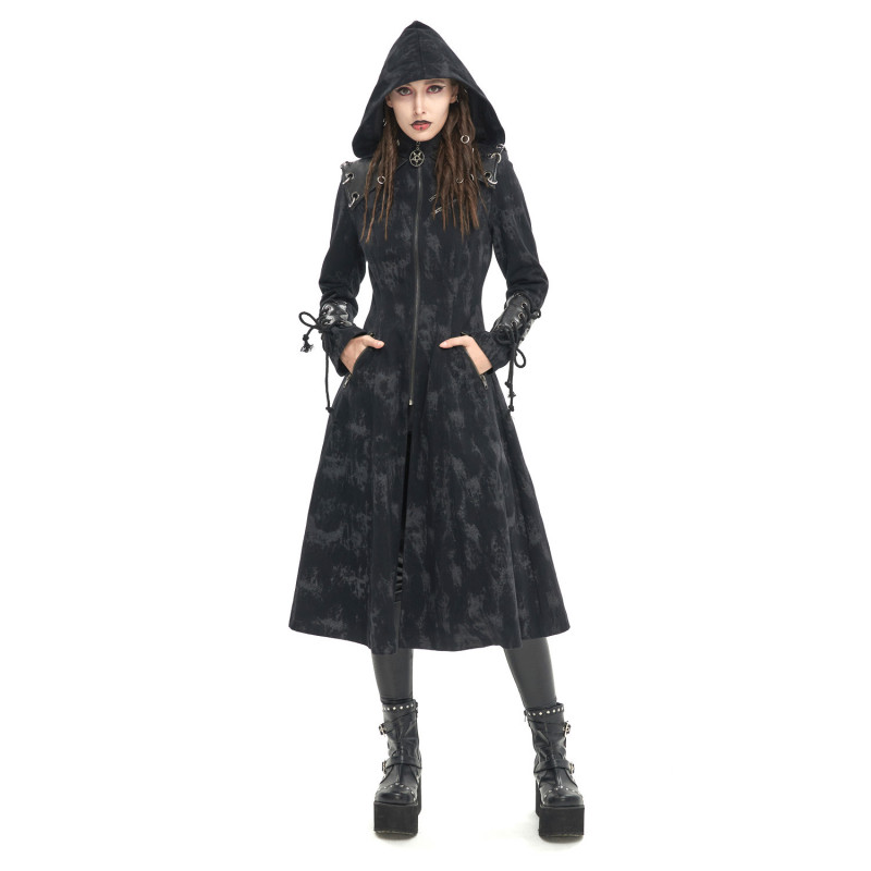 Schwarze Gothic Jacke