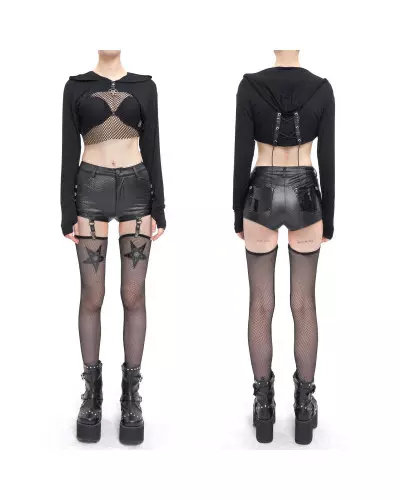Shorts mit Netzstoff der Devil Fashion-Marke für 68,50 €
