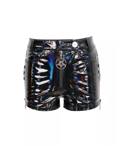 Shorts aus Kunstleder der Devil Fashion-Marke für 65,00 €
