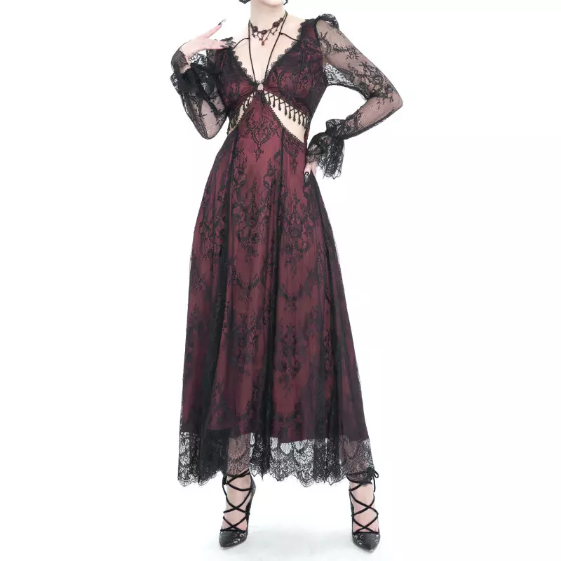 Robe Élégante Rouge de la Marque Devil Fashion à 125,00 €