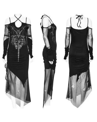 Kleid mit Tüll der Punk Rave-Marke für 51,00 €