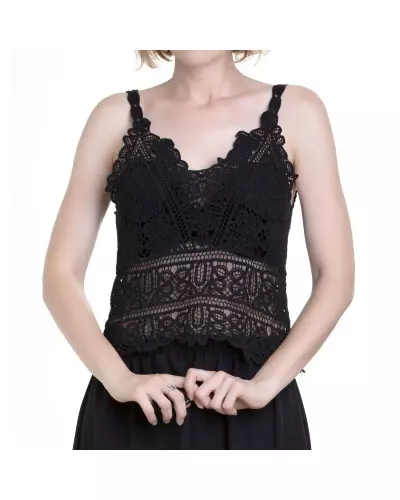 Guipure Top with Straps from Style Brand at €15.00