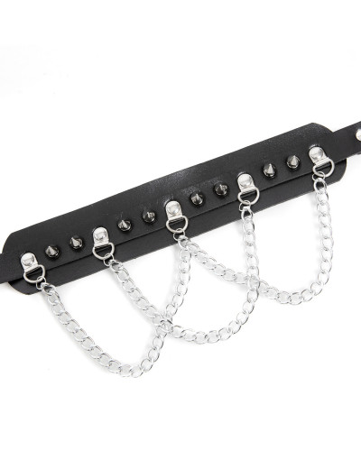 Gothic Halsband mit Ketten