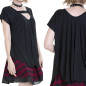 Camiseta Larga com Mangas Curtas Camiseta Larga com Mangas Curtas