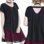 Camiseta Ancha con Mangas Cortas Camiseta Ancha con Mangas Cortas