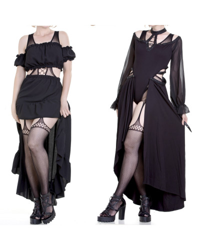 Catsuit Gothique en Grille