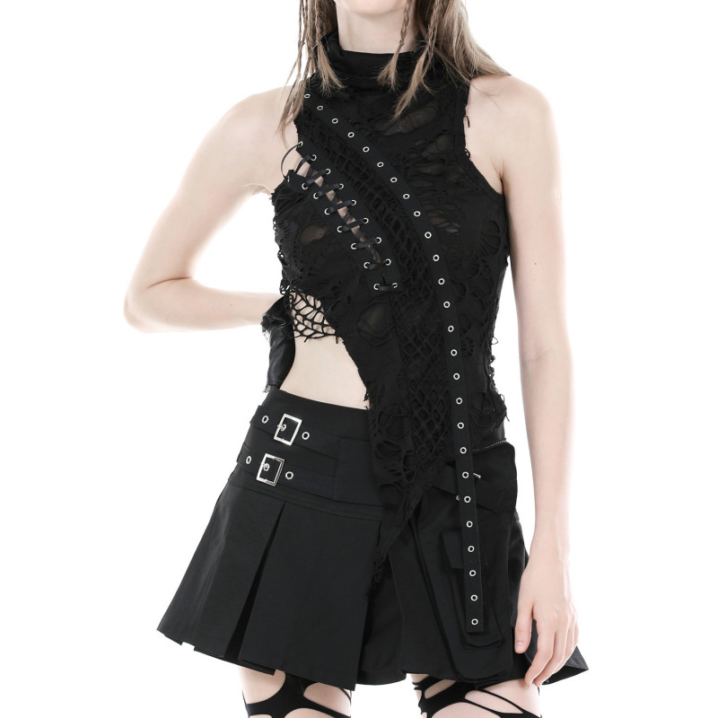 Asymmetric Gothic Top
