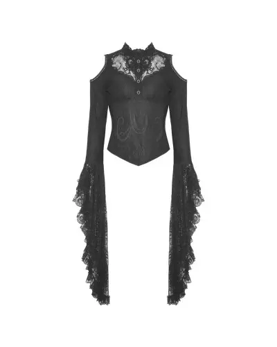 Elegant T-Shirt with Lace from Dark in love Brand at €45.00