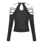 T-Shirt mit Schnallen