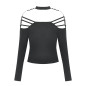 T-Shirt mit Schnallen