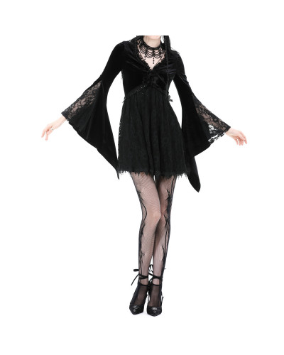 Vestido Gótico com Renda