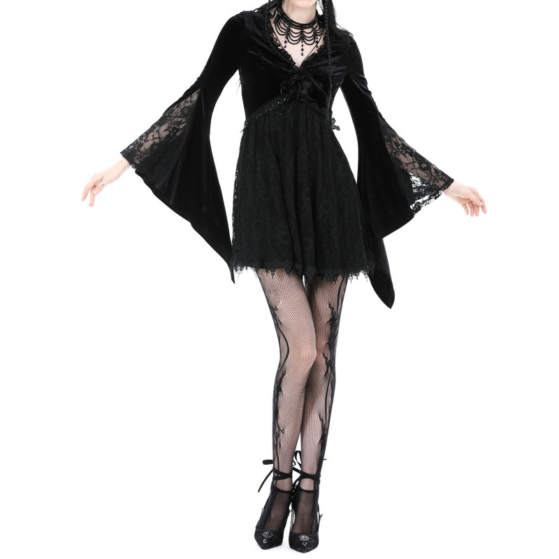 Vestido Gótico con Encaje