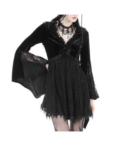 Vestido Gótico con Encaje