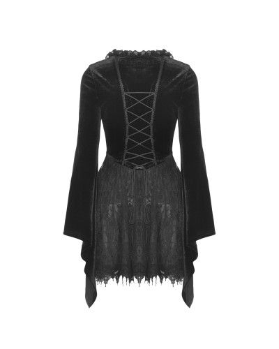 Vestido Gótico con Encaje