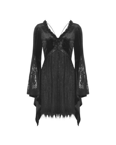Vestido Gótico con Encaje