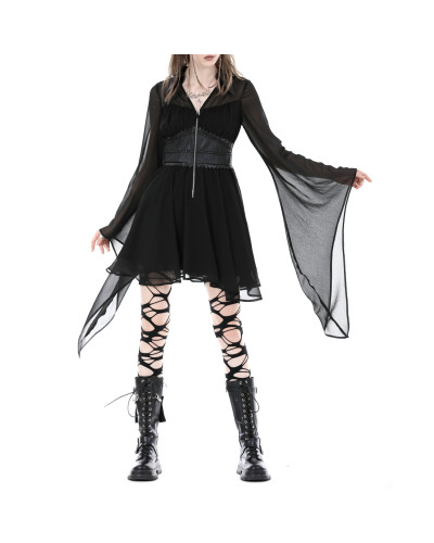 Vestido Gótico com Tule