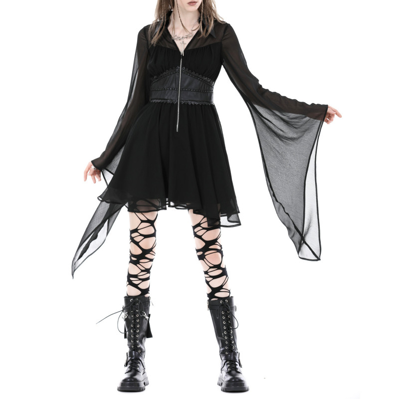 Vestido Gótico con Tul