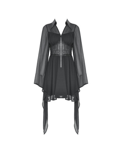 Vestido Gótico con Tul