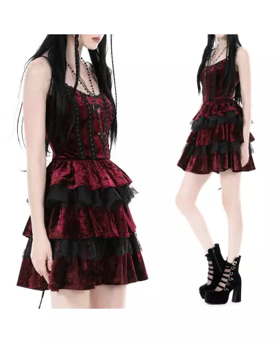 Vestido Rojo y Negro marca Dark in love a 59,90 €