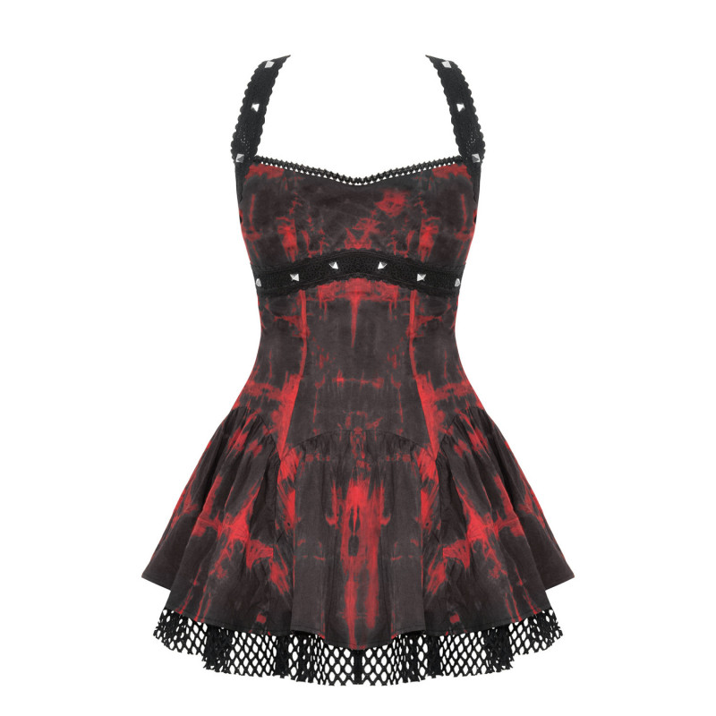 Black and Red Gothic Dress