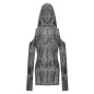 Kurzes Kleid mit Kapuze Kurzes Kleid mit Kapuze