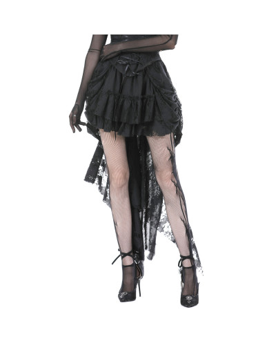 Elegant Gothic Skirt with Lace