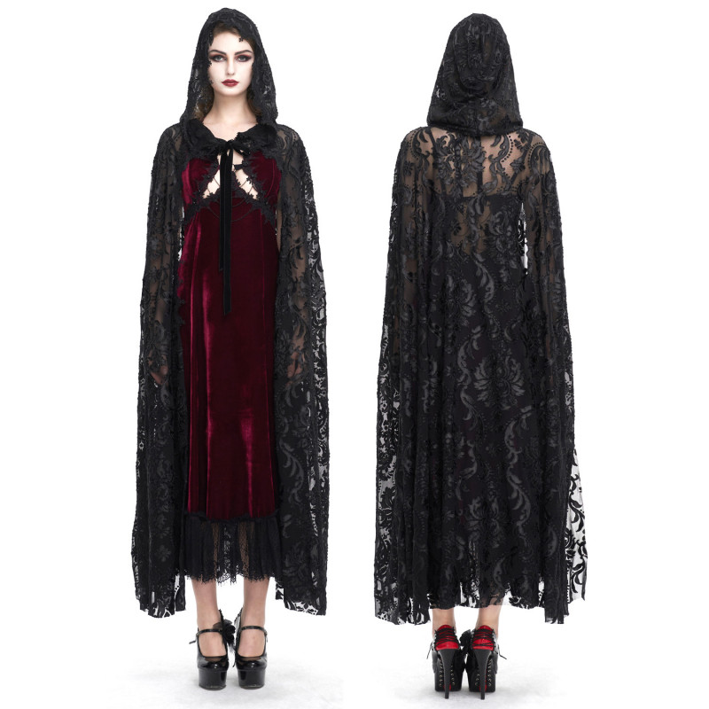 Long Tulle Cape