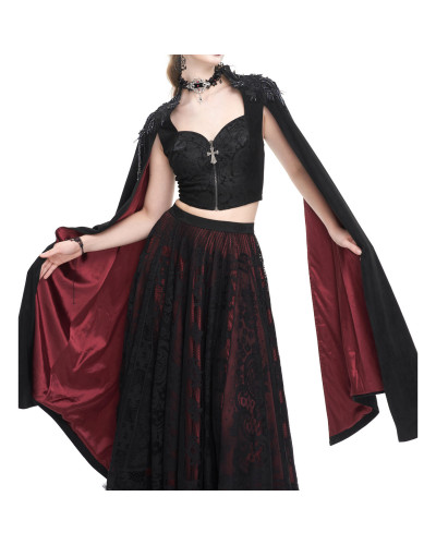 Short Gothic Jacket with Open Sleeves