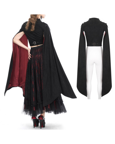 Short Gothic Jacket with Open Sleeves