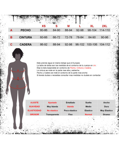 Jaqueta Gótica Curta com Mangas Abertas