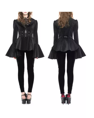 Black Elegant Jacket from Devil Fashion Brand at €145.00