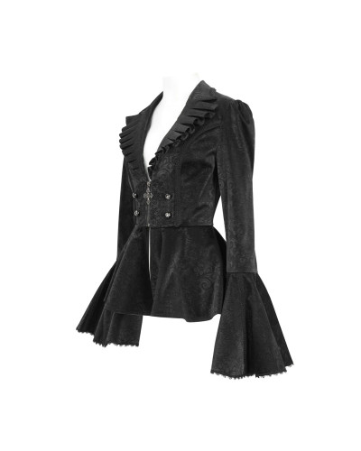 Chaqueta Gótica Elegante Negra
