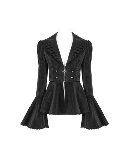 Chaqueta Gótica Elegante Negra