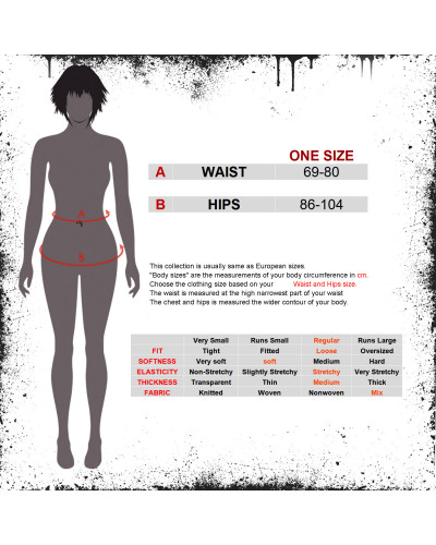 Weite Gothic Hose