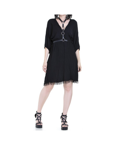 Gothic Harness mit Schnallen