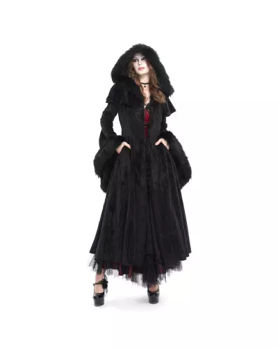 Schwarzer Mantel der Devil Fashion-Marke für 155,00 €