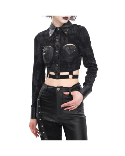 Camisa Negra Corta