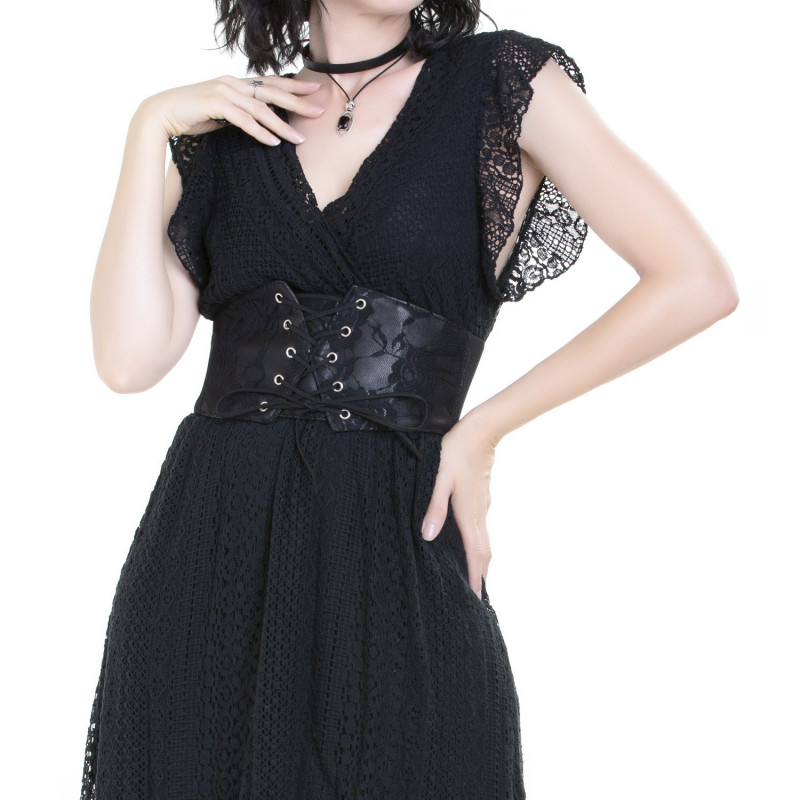 Ceinture Large avec Dentelle