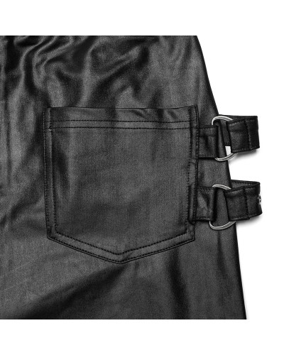 Gothic Leggings mit Schnürungen