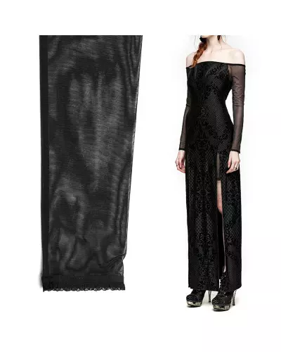 Dress With Sleeves Made of Tulle from Punk Rave Brand at €55.00