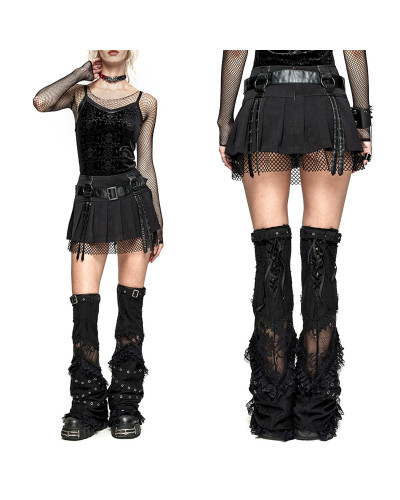 Mini Skirt with Buckles
