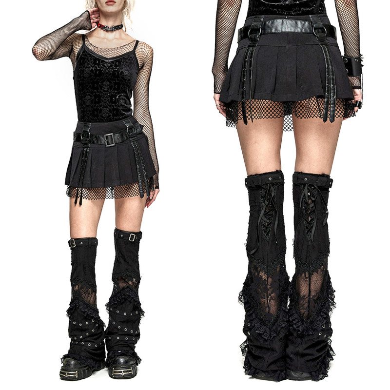 Mini Skirt with Buckles