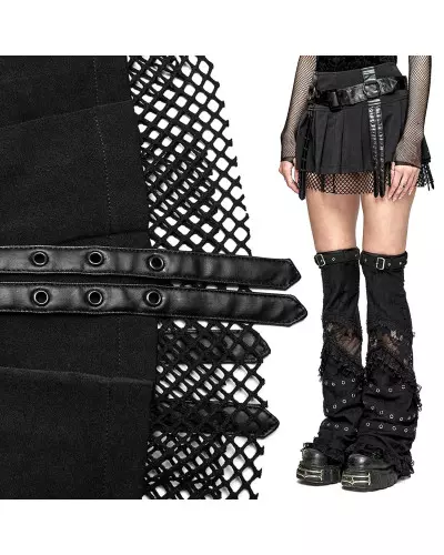Mini Skirt with Buckles from Punk Rave Brand at €59.90