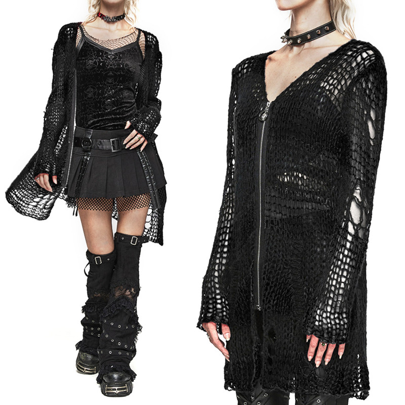 Chaqueta de Punto Negra