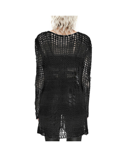 Chaqueta de Punto Gótica Negra
