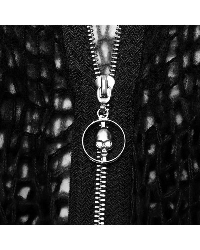 Chaqueta de Punto Gótica Negra