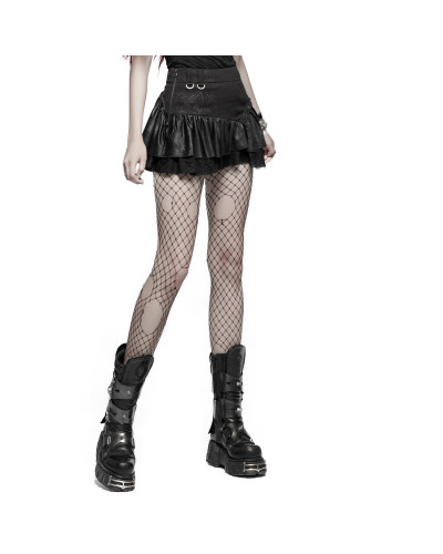 Gothic Miniskirt with Lacing