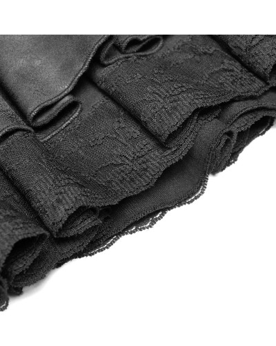 Gothic Miniskirt with Lacing